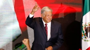  El flamante presidente electo Andrés López Obrador 