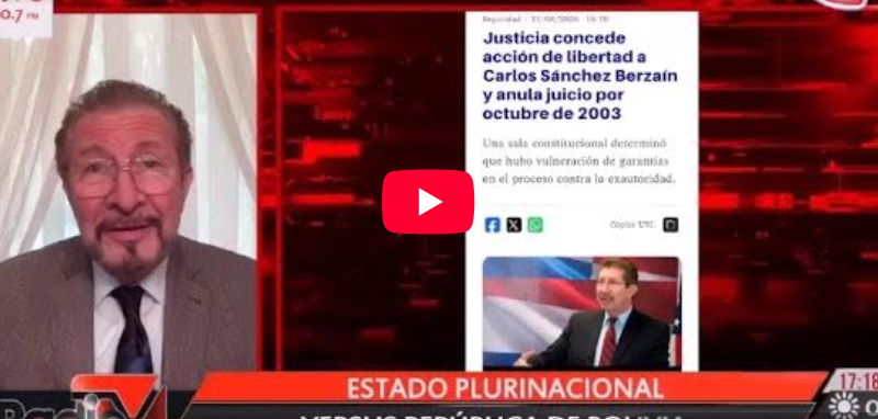 Golpistas del 2003 en Bolivia ahora deben responder por la crisis que han hecho con sus crímenes