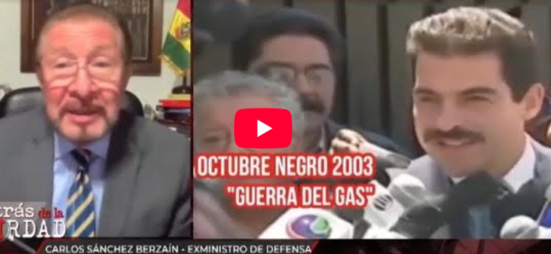 Golpistas de Octubre 2003 en Bolivia son autores del narcoestado y la crisis económica y social